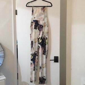 Cooper Street multicolor strapless jumpsuit
